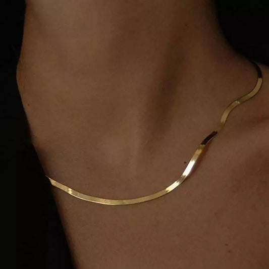 18k Gold plated Snake Chain Necklace